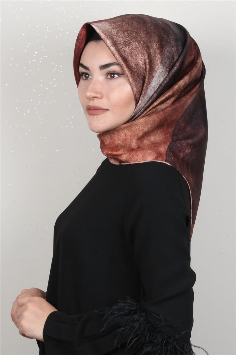 Lavender Twill İpek Eşarp 2538-9