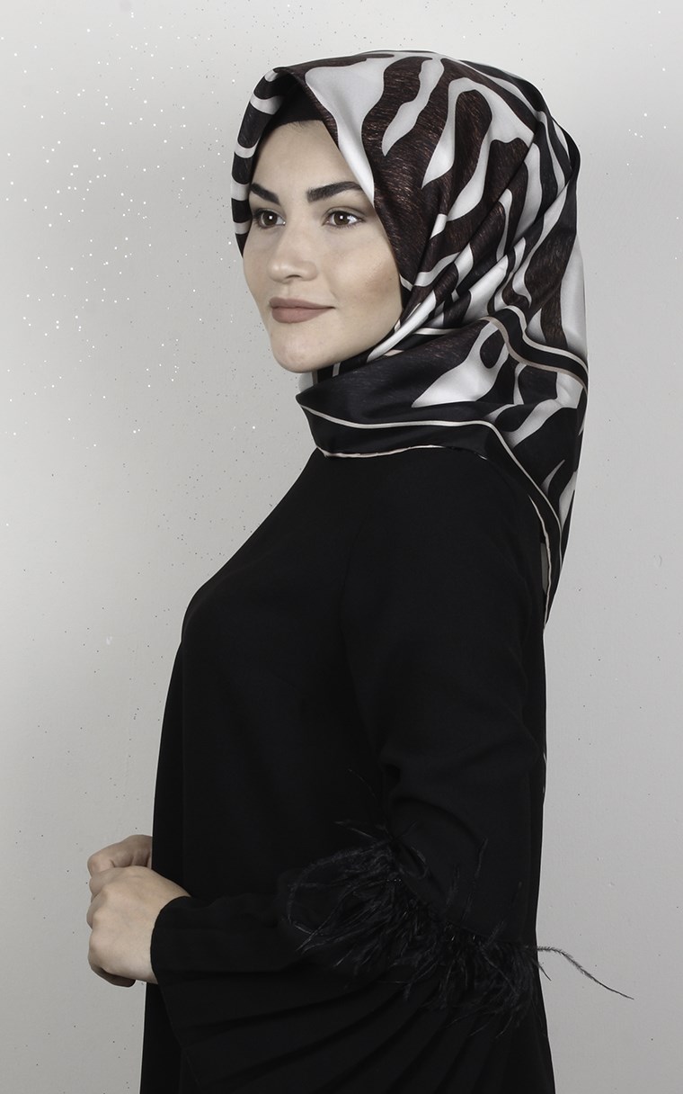 Lavender Twill İpek Eşarp 2540-1