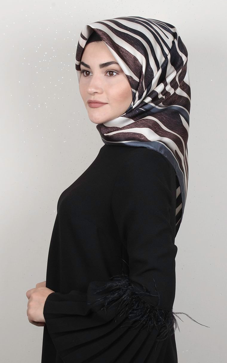 Lavender Twill İpek Eşarp 2540-2