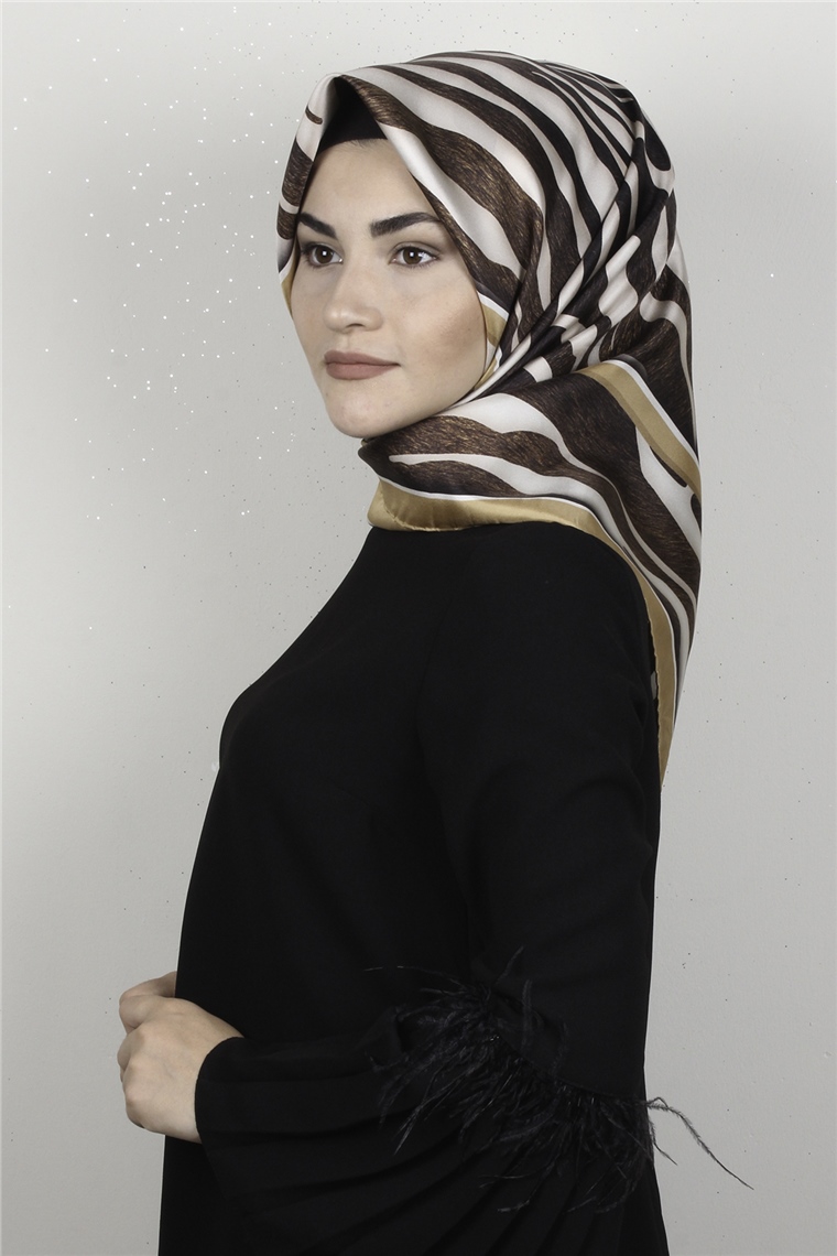 Lavender Twill İpek Eşarp 2540-3