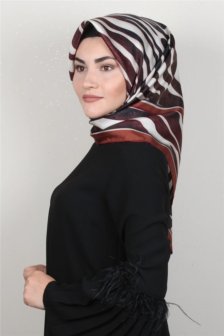 Lavender Twill İpek Eşarp 2540-4