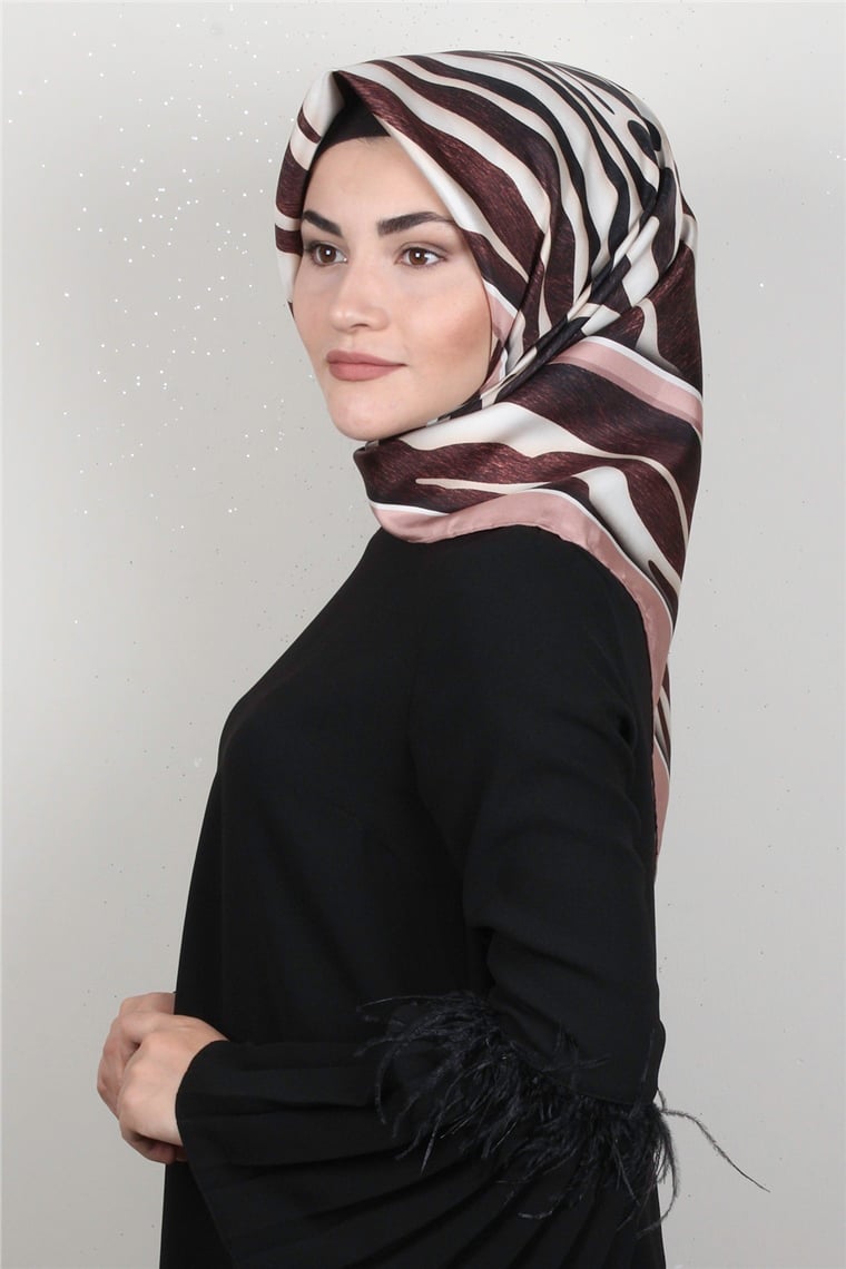 Lavender Twill İpek Eşarp 2540-5