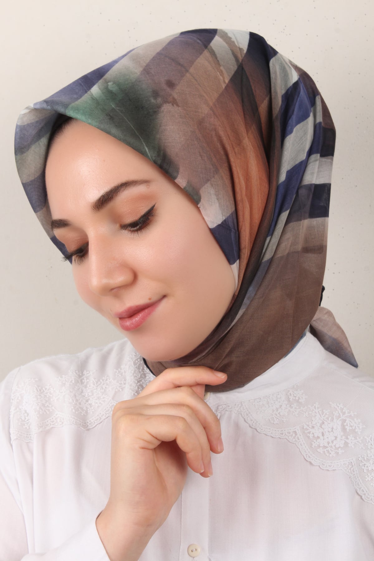 Lavina Fresh Eşarp 2771-7 Lacivert