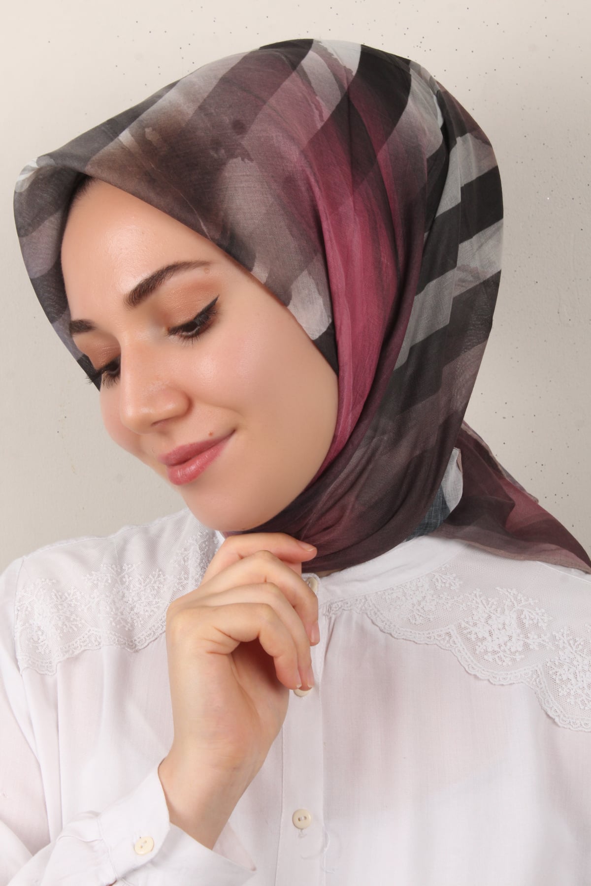 Lavina Fresh Eşarp 2771-8 Gül Kurusu