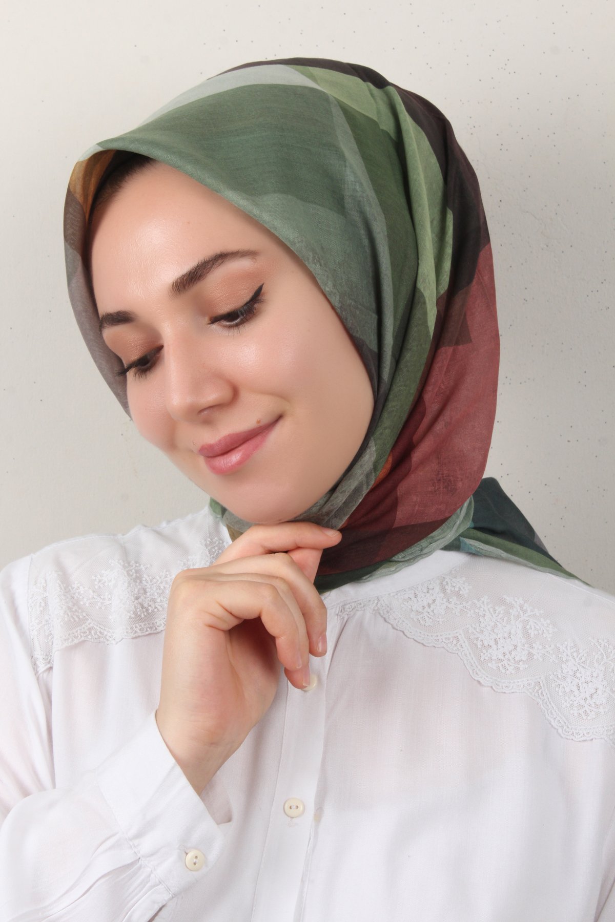 Lavina Fresh Eşarp 2772-8 Yeşil