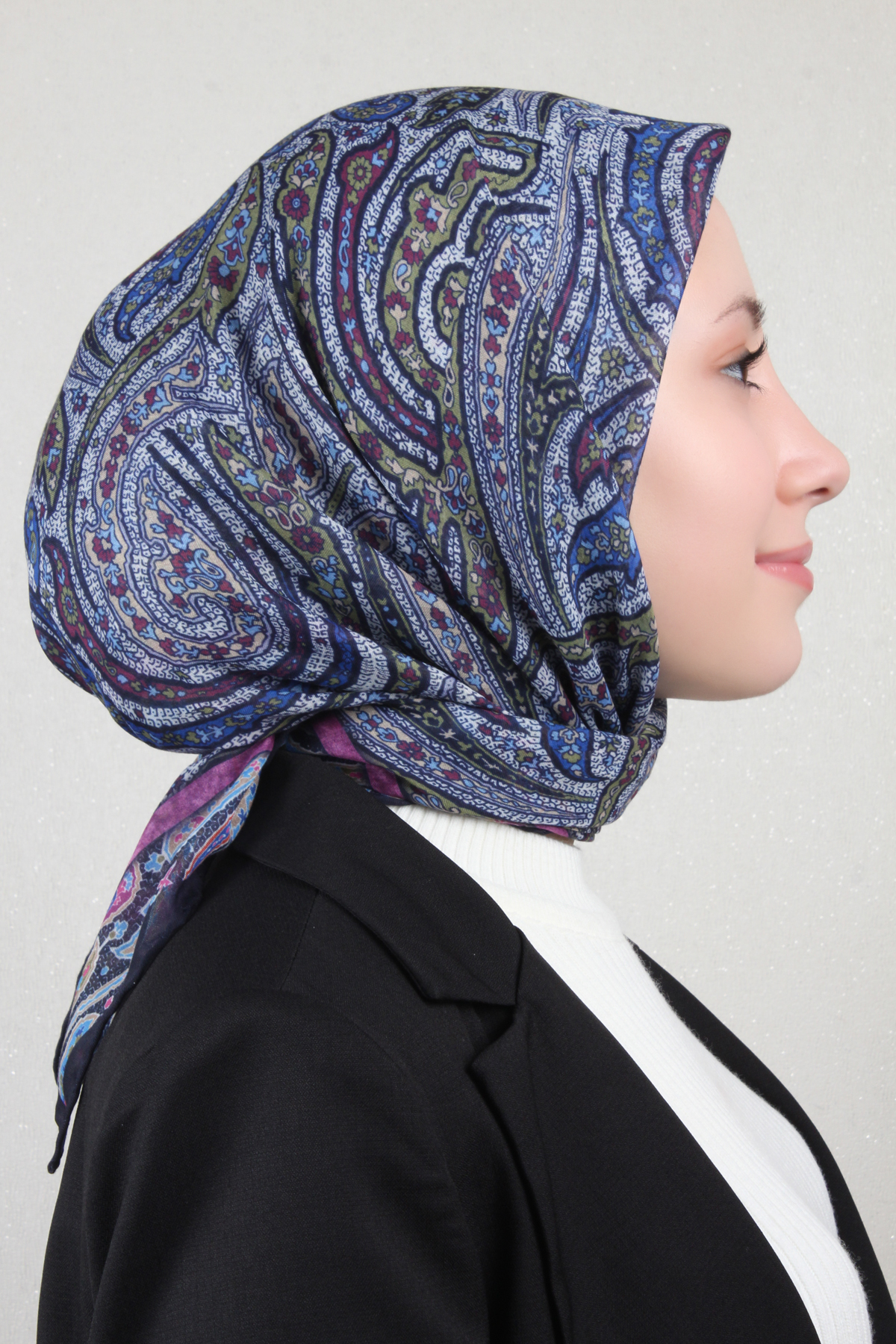 Lavina Fresh Eşarp 2790-12 Lacivert