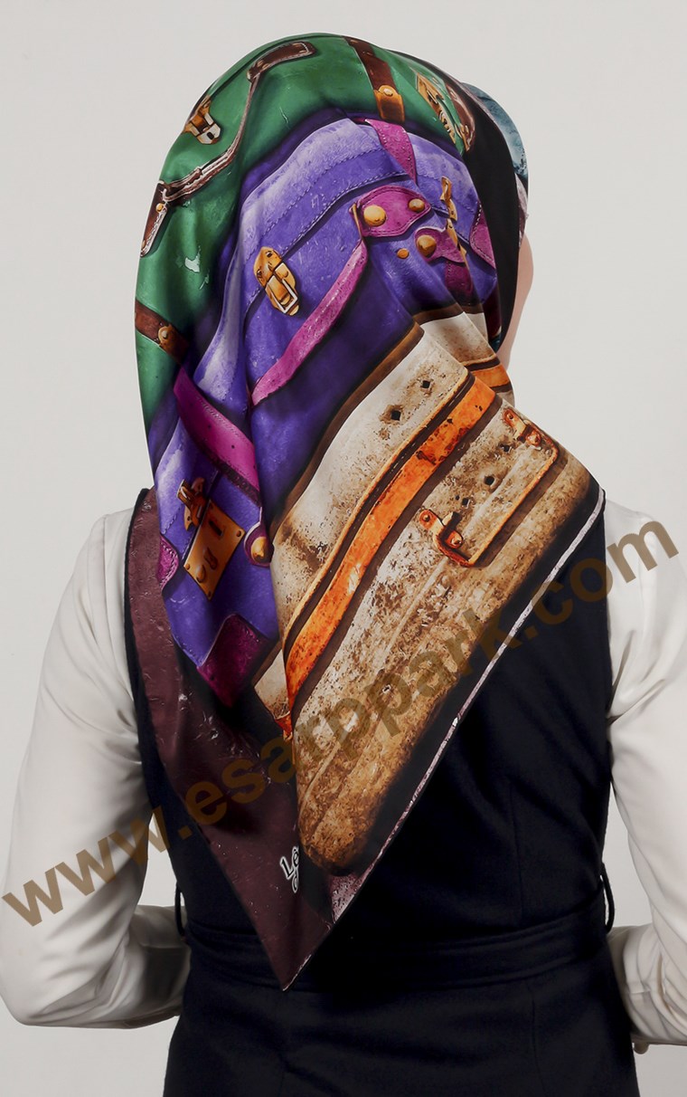 Levidor indirimli İpek Eşarp 12524-5