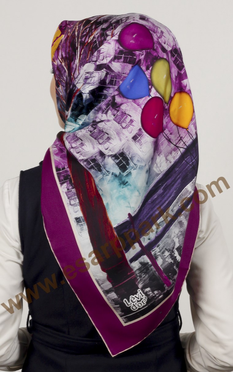 Levidor İndirimli İpek Eşarp 12643-3