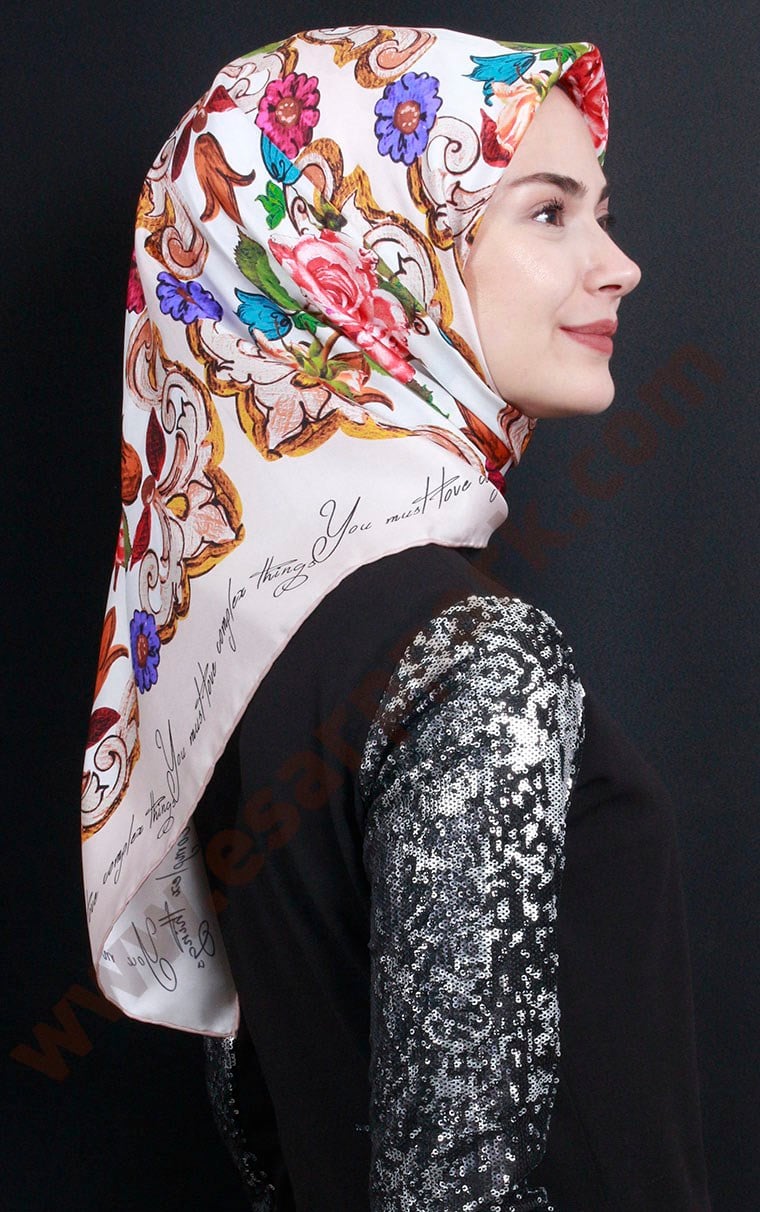 Levidor İpek Eşarp 12641-3