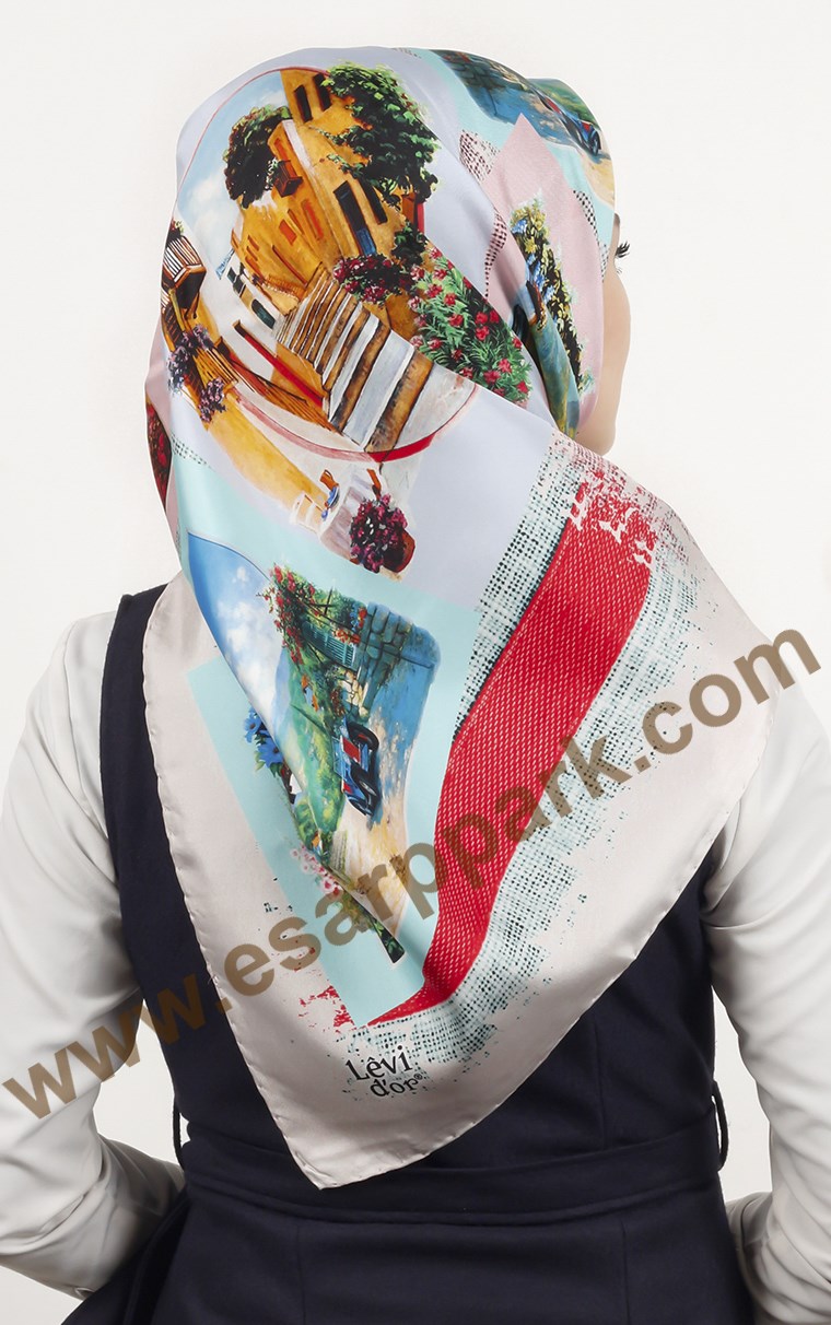 Levidor İpek Eşarp 12649-2