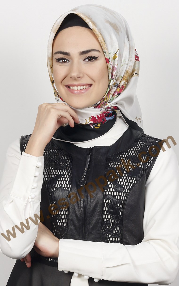 Levidor İpek Eşarp 12657-1