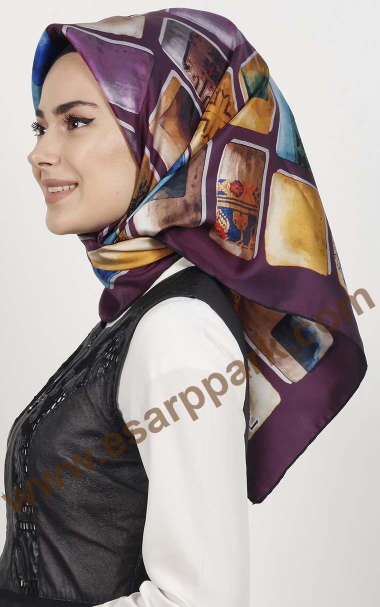 Levidor İpek Eşarp 12661-1