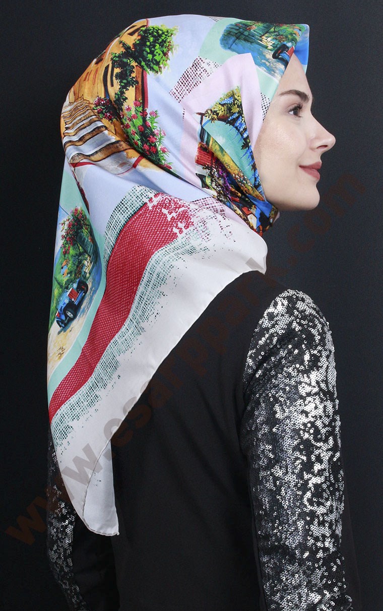 Levidor İpek Eşarp 12662-3