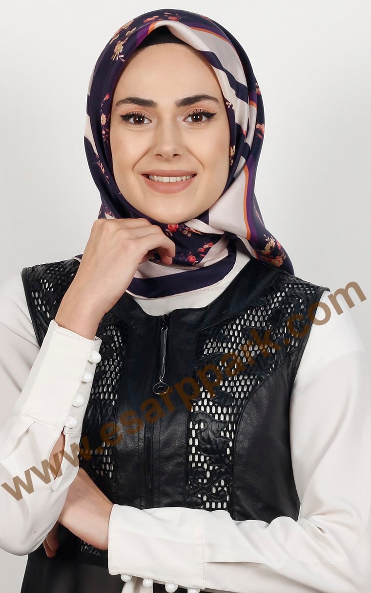 Levidor İpek Eşarp 12666-1