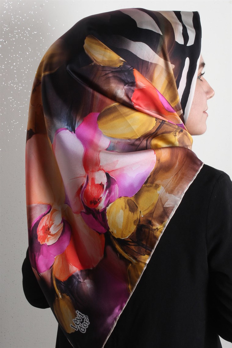 Levidor İpek Eşarp 12670-2