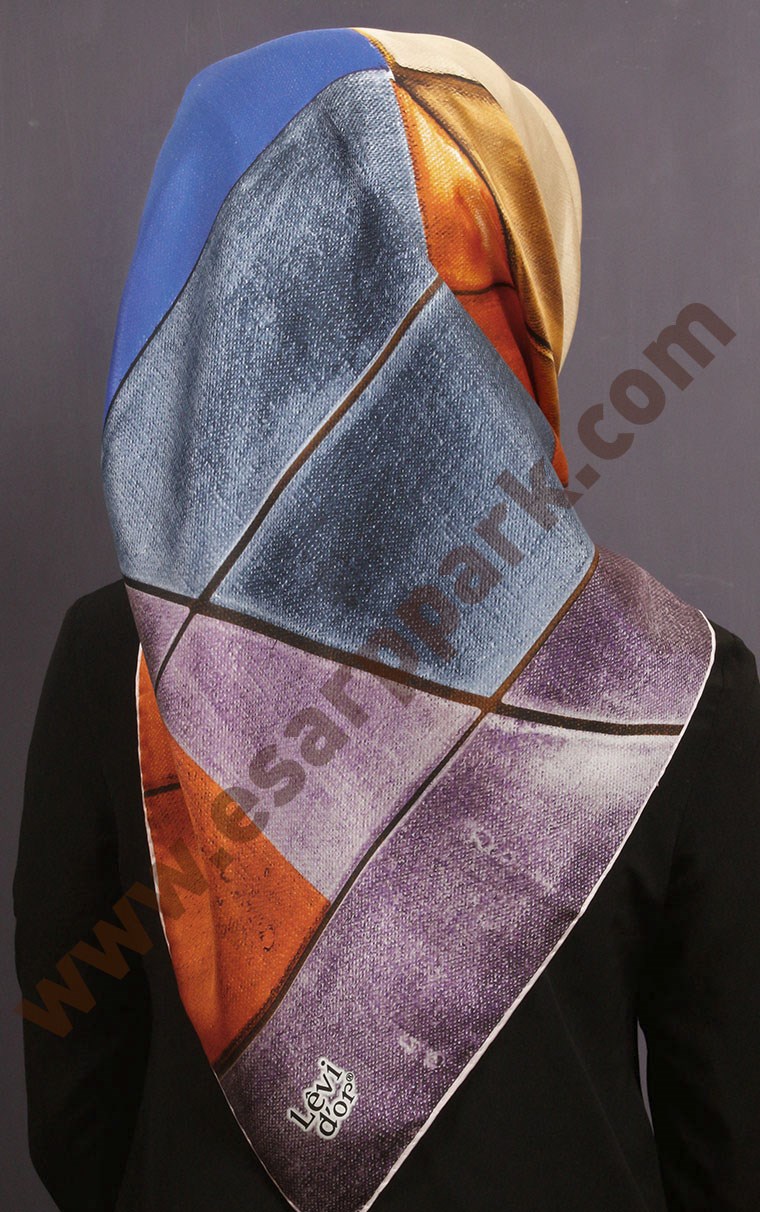 Levidor İpek Eşarp 12672-19