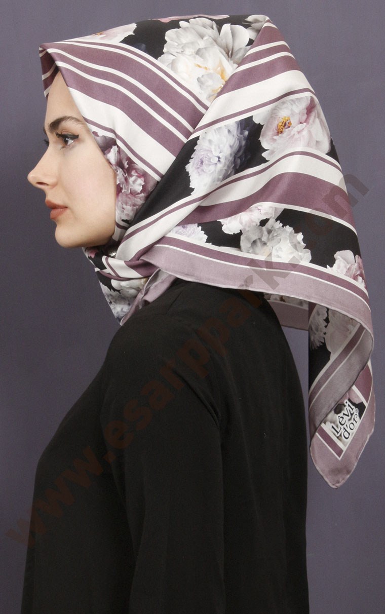 Levidor İpek Eşarp 12674-8