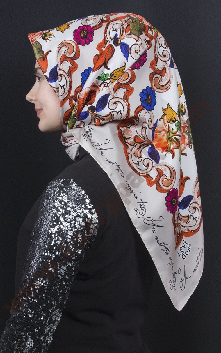 Levidor İpek Eşarp 12676-2