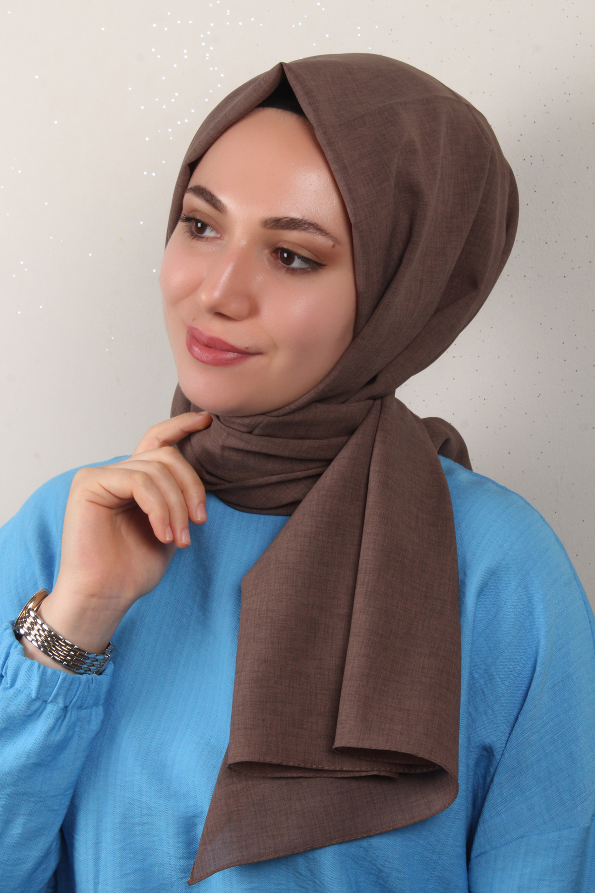 Lidya Şal 2769-15 Mocha