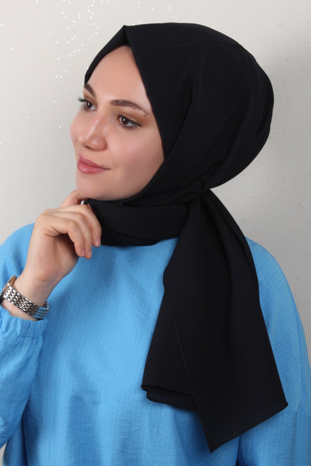 Lidya Şal 2769-16 Lacivert