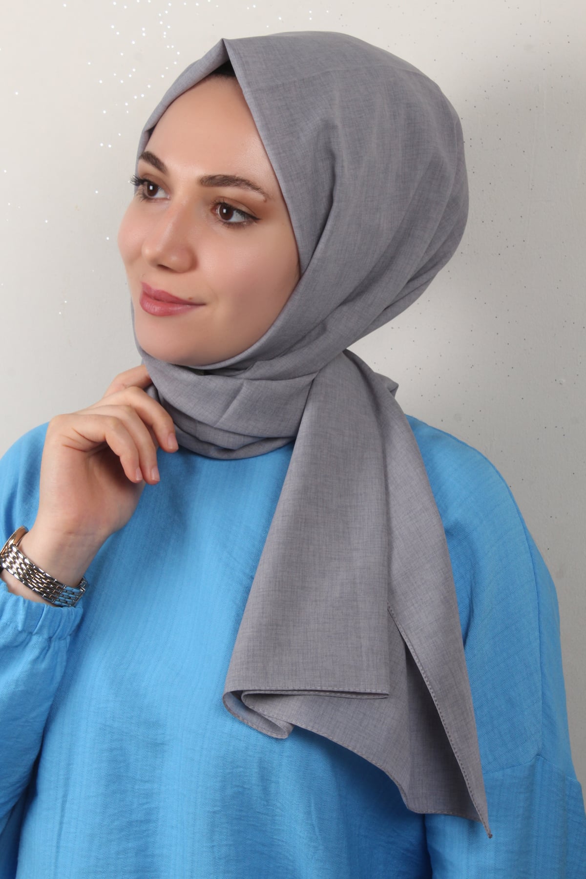 Lidya Şal 2769-21 Gri