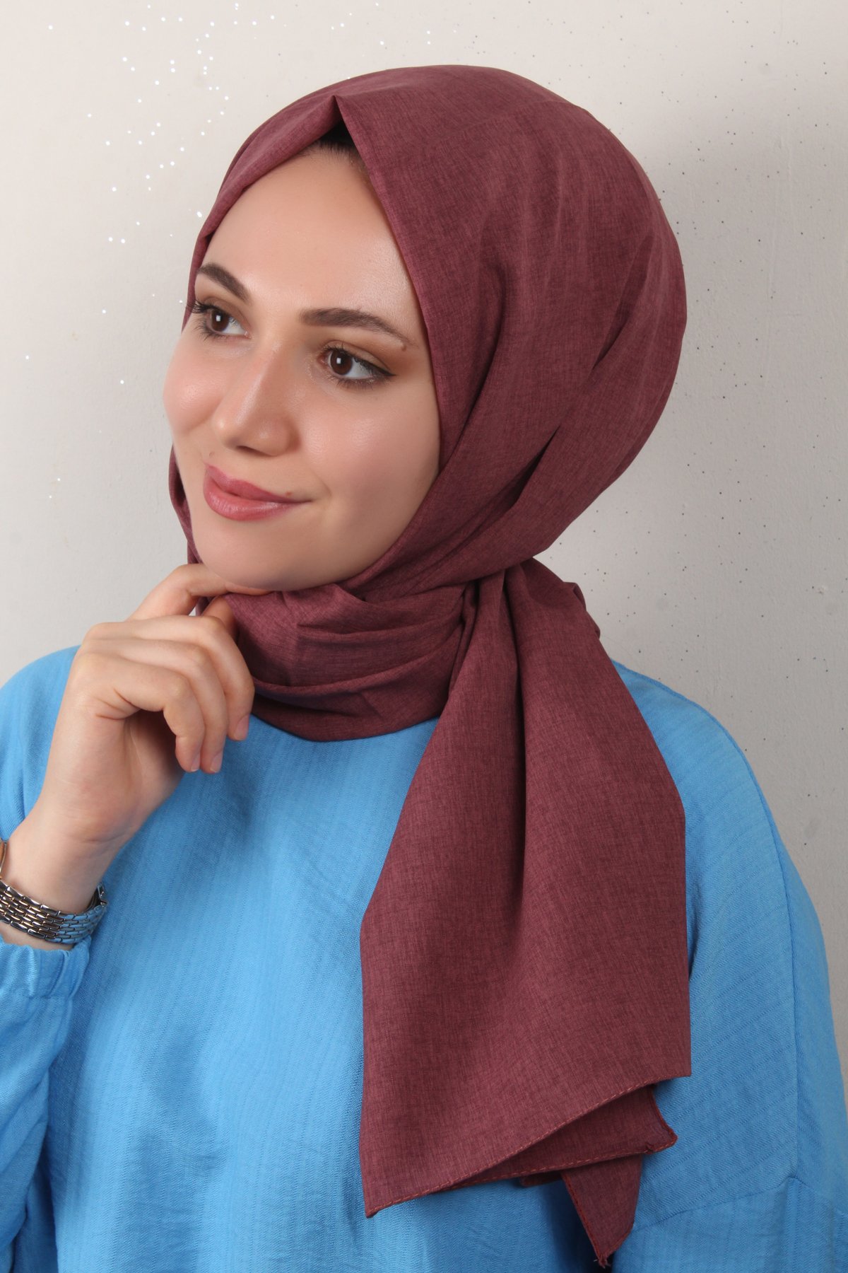 Lidya Şal 2769-28 Gül Kurusu