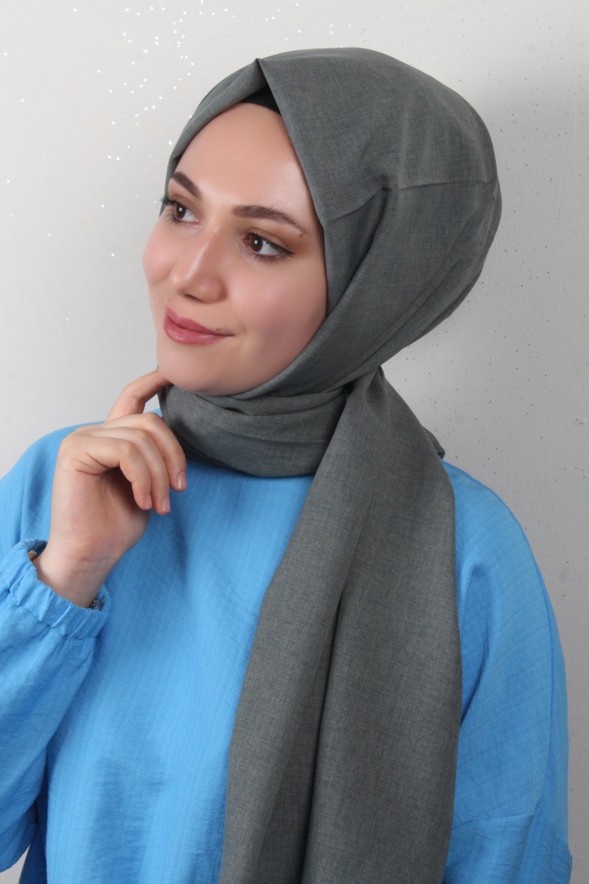 Lidya Şal 2769-7 Mint Yeşili