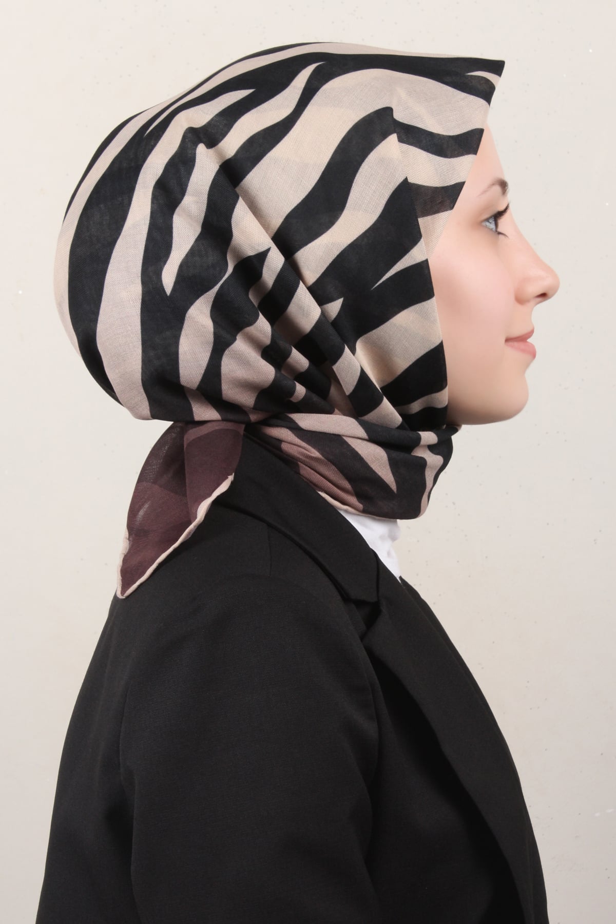 Lo'cella Pamuklu Soft Eşarp 4160-3 Kahverengi
