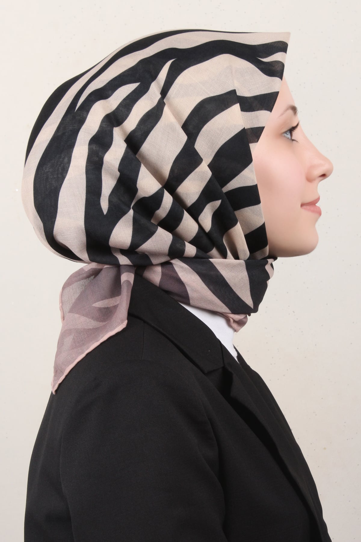 Lo'cella Pamuklu Soft Eşarp 4160-9 Pudra