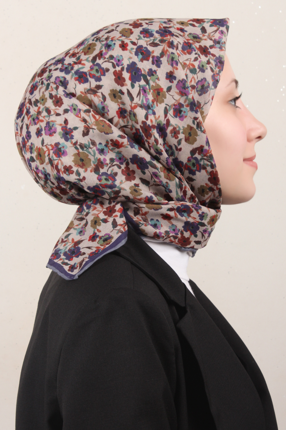 Lo'cella Pamuklu Soft Eşarp 4161-4 Leylak