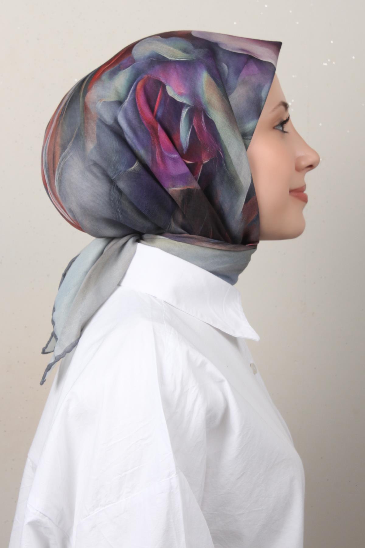 Lo'cella Pamuklu Soft Eşarp 4163-4