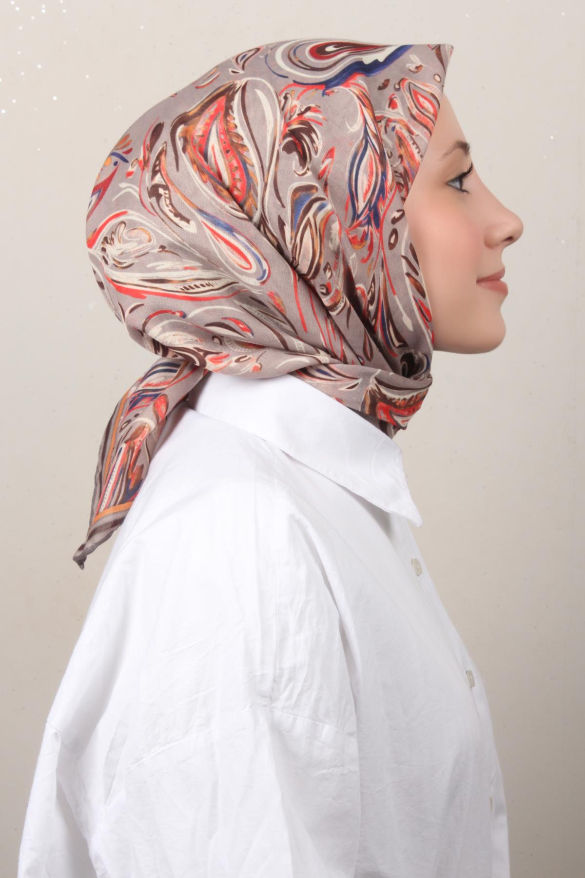 Lo'cella Pamuklu Soft Eşarp 4165-7 