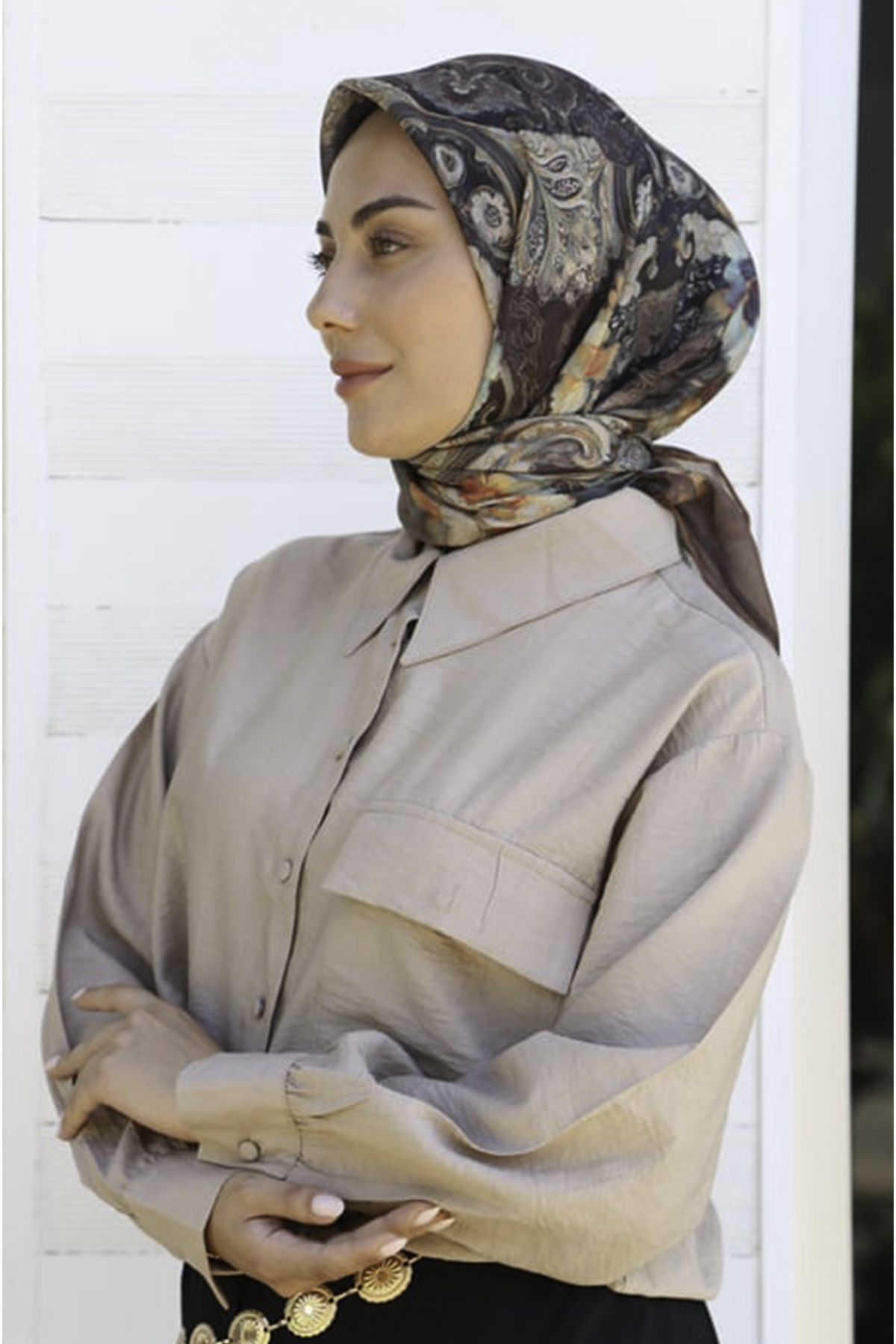 Lo'cella Pamuklu Soft Eşarp 4177-9