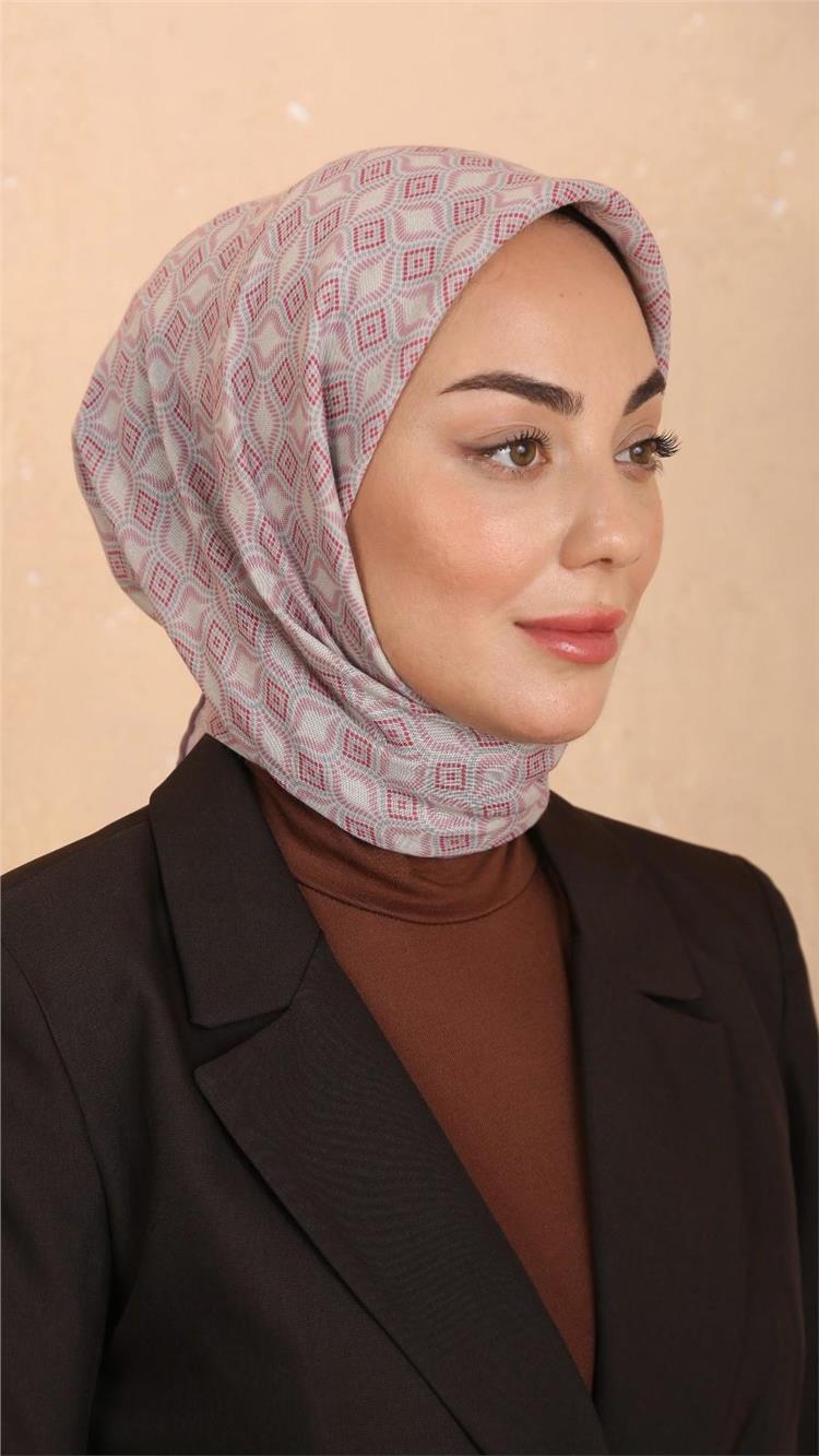 Lo'cella Pamuklu Soft Eşarp 4522-6 Pembe 