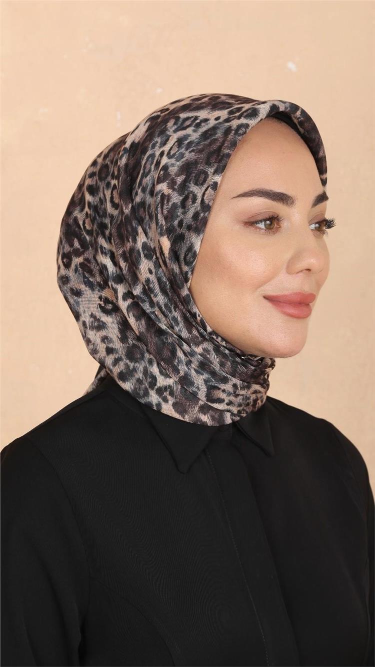 Lo'cella Pamuklu Soft Eşarp 4523-5 Siyah 