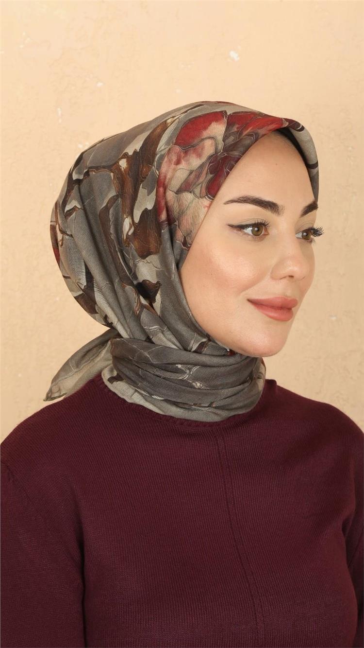 Lo'cella Pamuklu Soft Eşarp 4524-10 Çok Renkli 