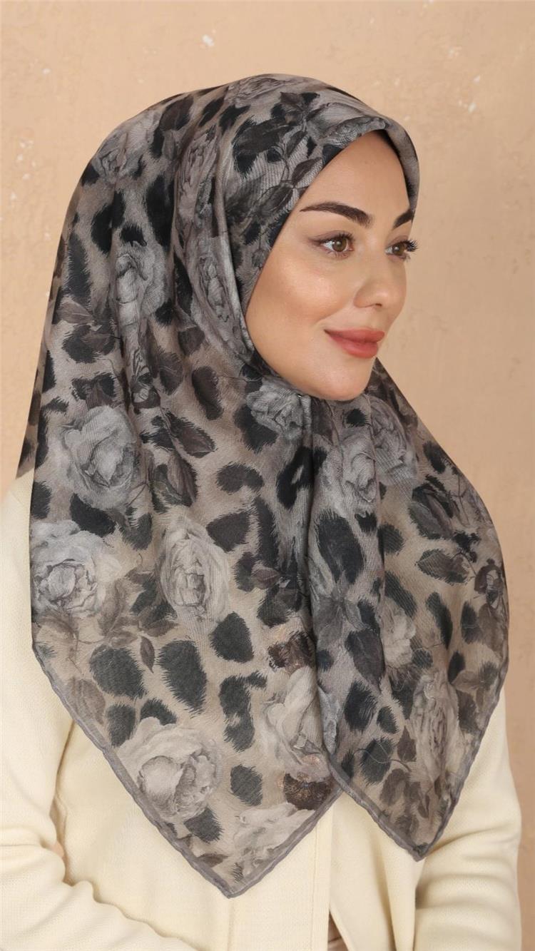 Lo'cella Pamuklu Soft Eşarp 4527-9 Vizon 