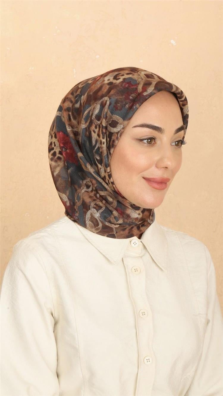 Lo'cella Pamuklu Soft Eşarp 4529-7 Gri 