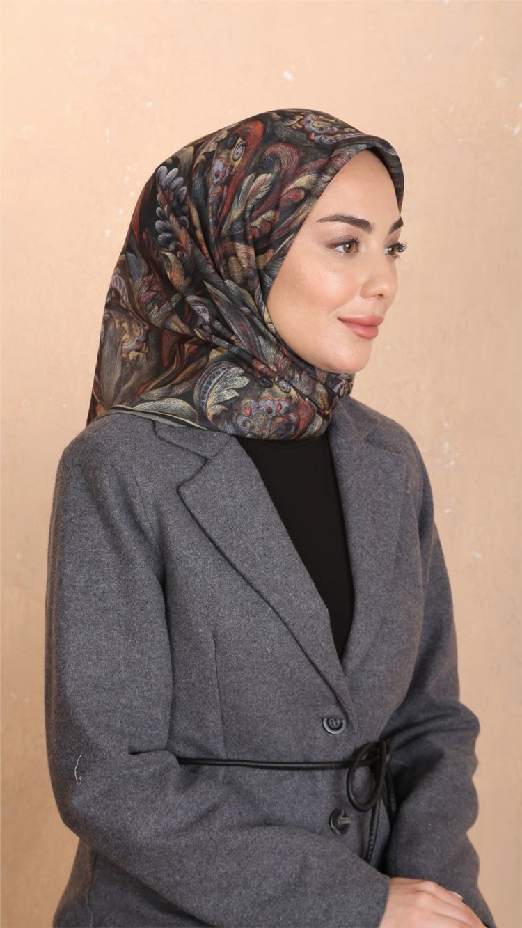 Lo'cella Pamuklu Soft Eşarp 4537-4 Yeşil 