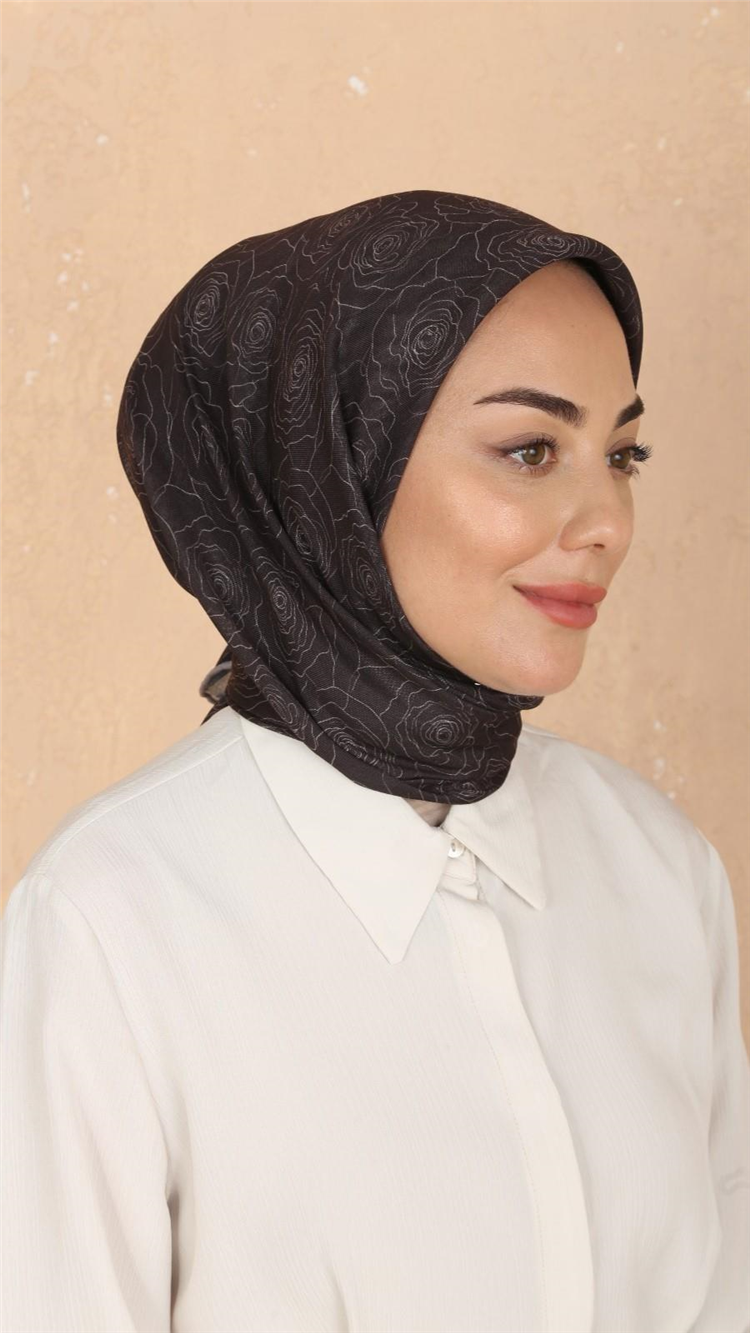 Lo'cella Pamuklu Soft Eşarp 4542-4 Acı Kahve 