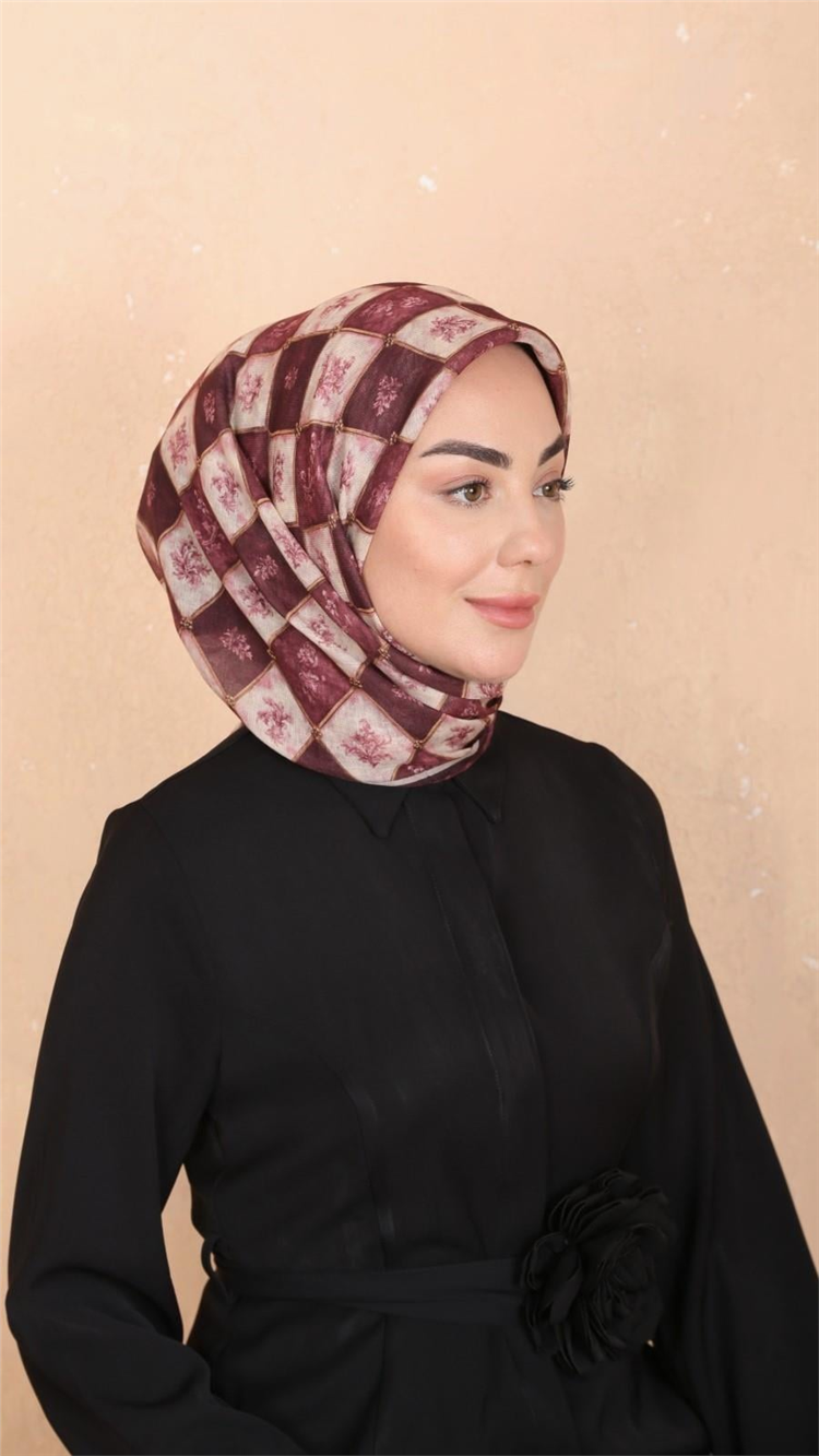Lo'cella Pamuklu Soft Eşarp 4546-11 Vizon 