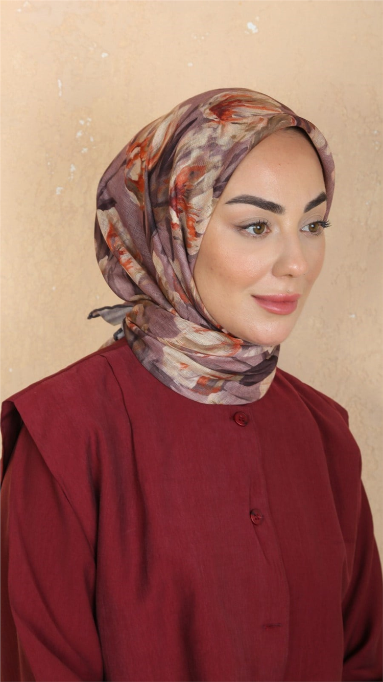 Lo'cella Pamuklu Soft Eşarp 4551-2 Pembe 
