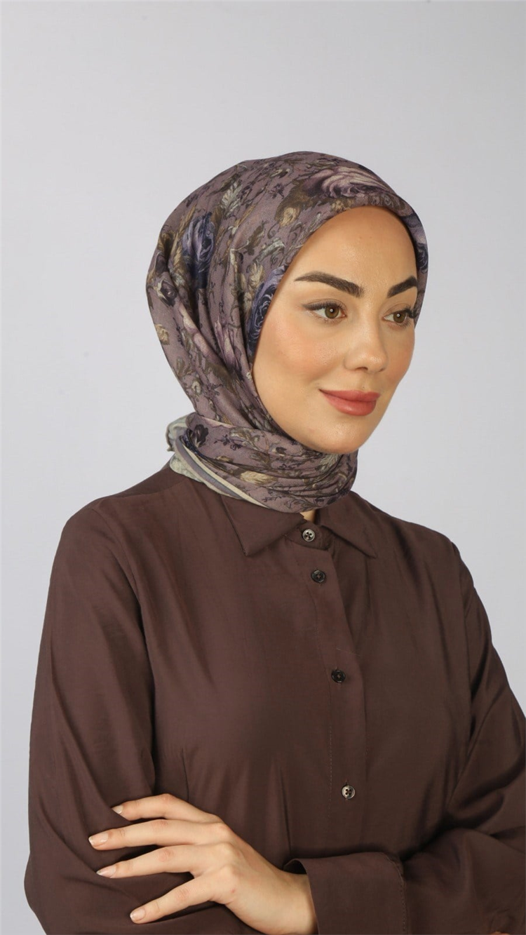 Lo'cella Pamuklu Soft Eşarp 4560-12 Lavanta 