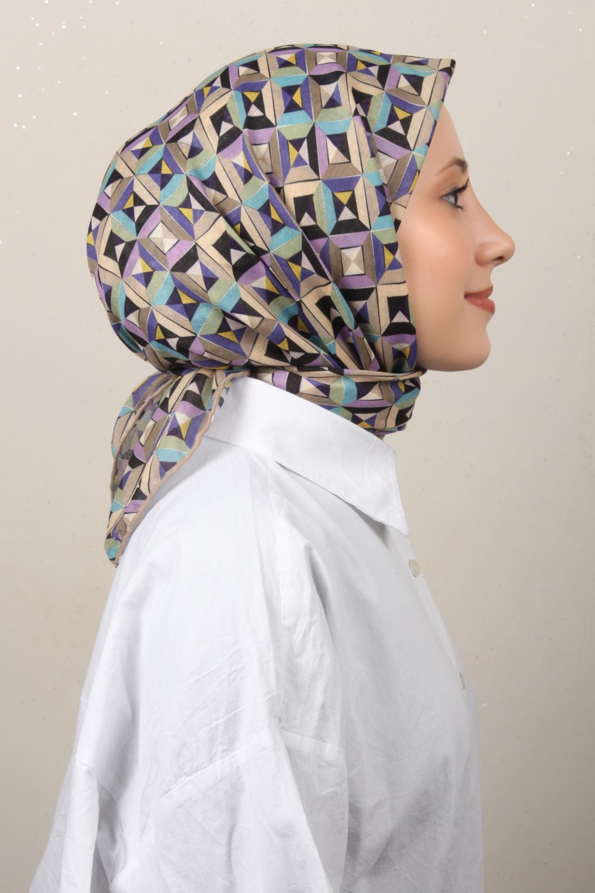 Lop'Res Pamuklu Soft Eşarp 4154-11