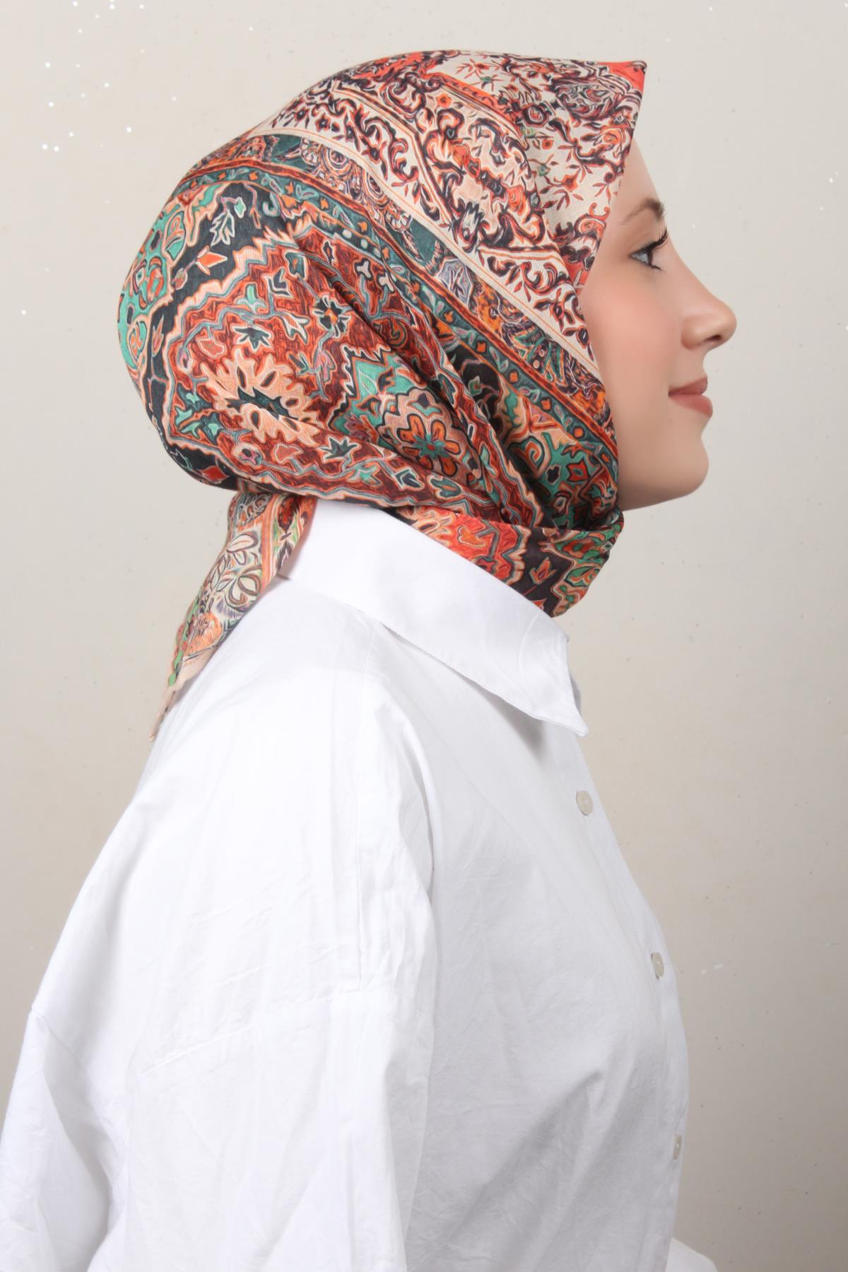 Lop'Res Pamuklu Soft Eşarp 4156-2