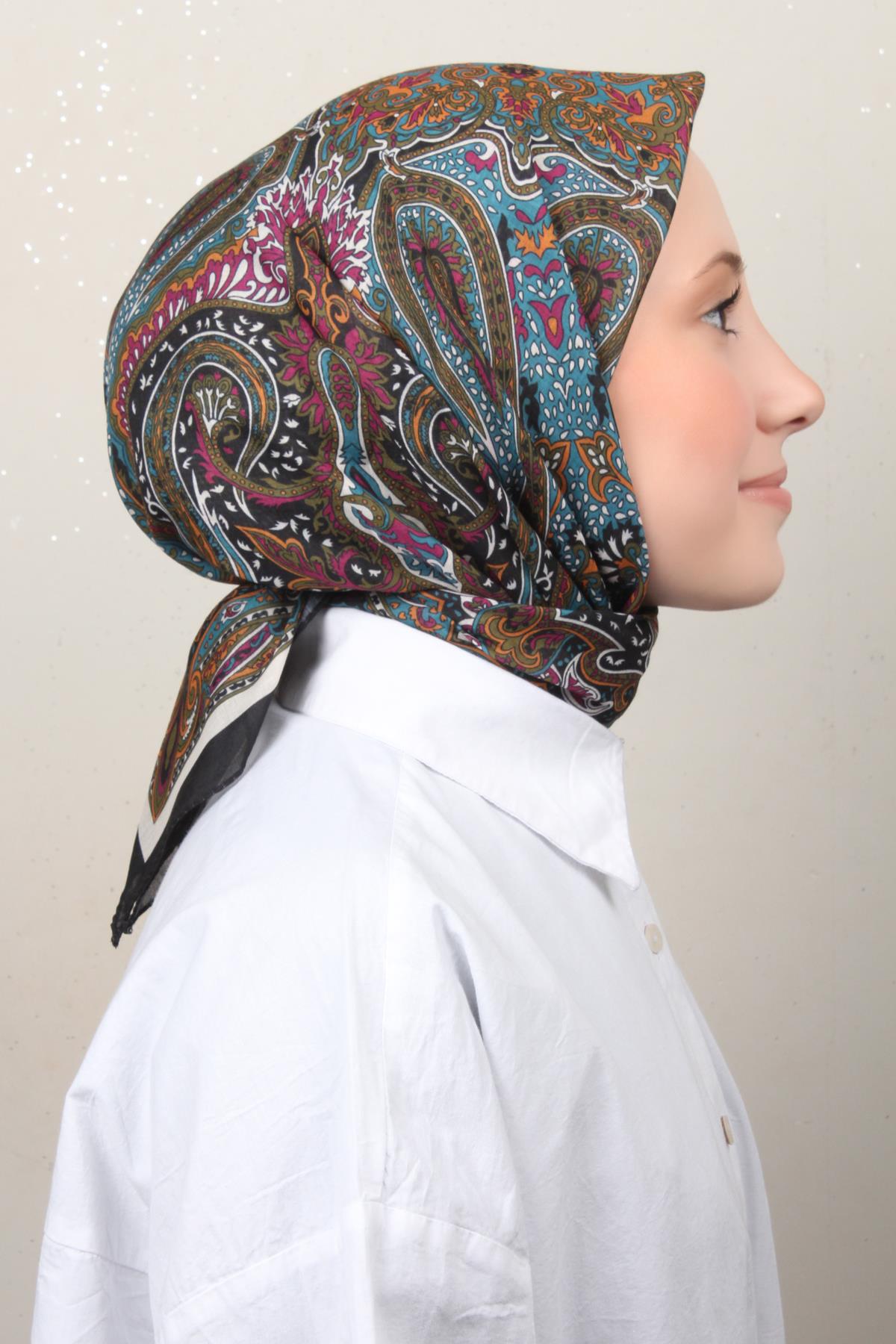 Lux Soft Pamuklu Eşarp 4040-10