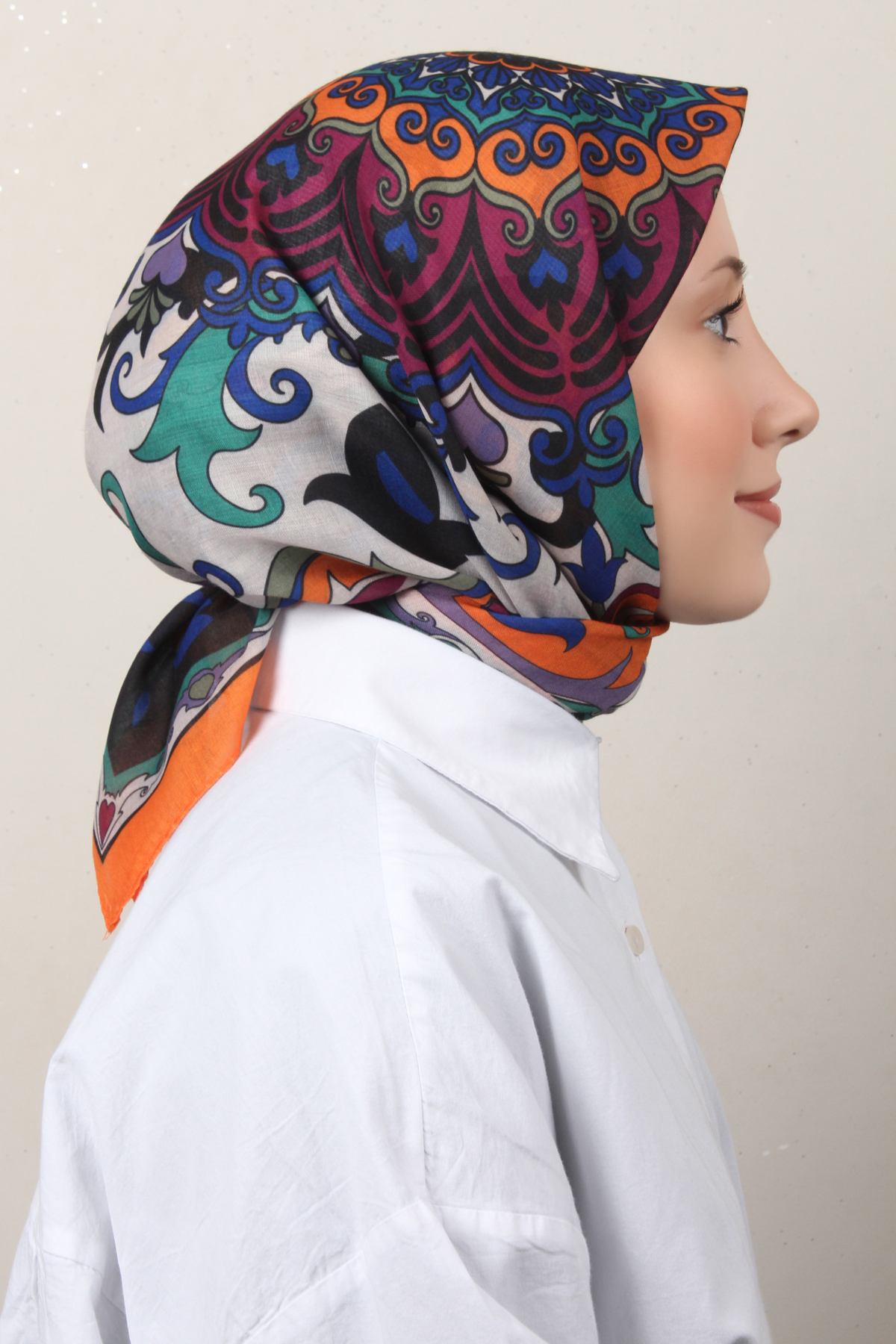 Lux Soft Pamuklu Eşarp 4040-103