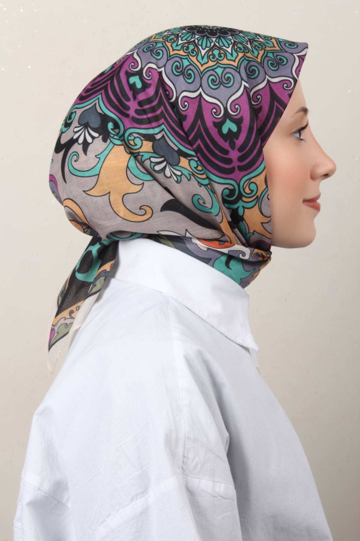 Lux Soft Pamuklu Eşarp 4040-104