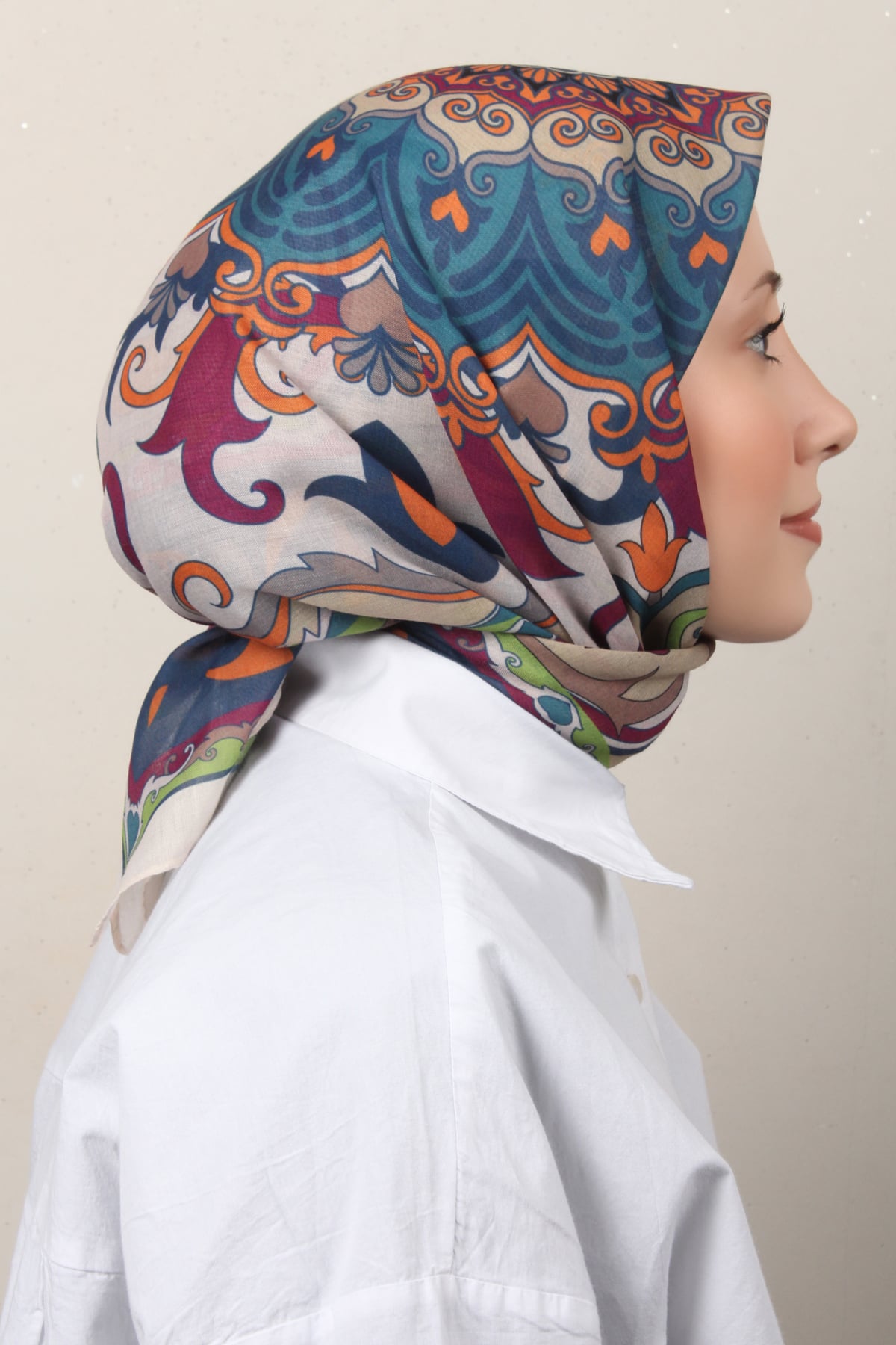 Lux Soft Pamuklu Eşarp 4040-106