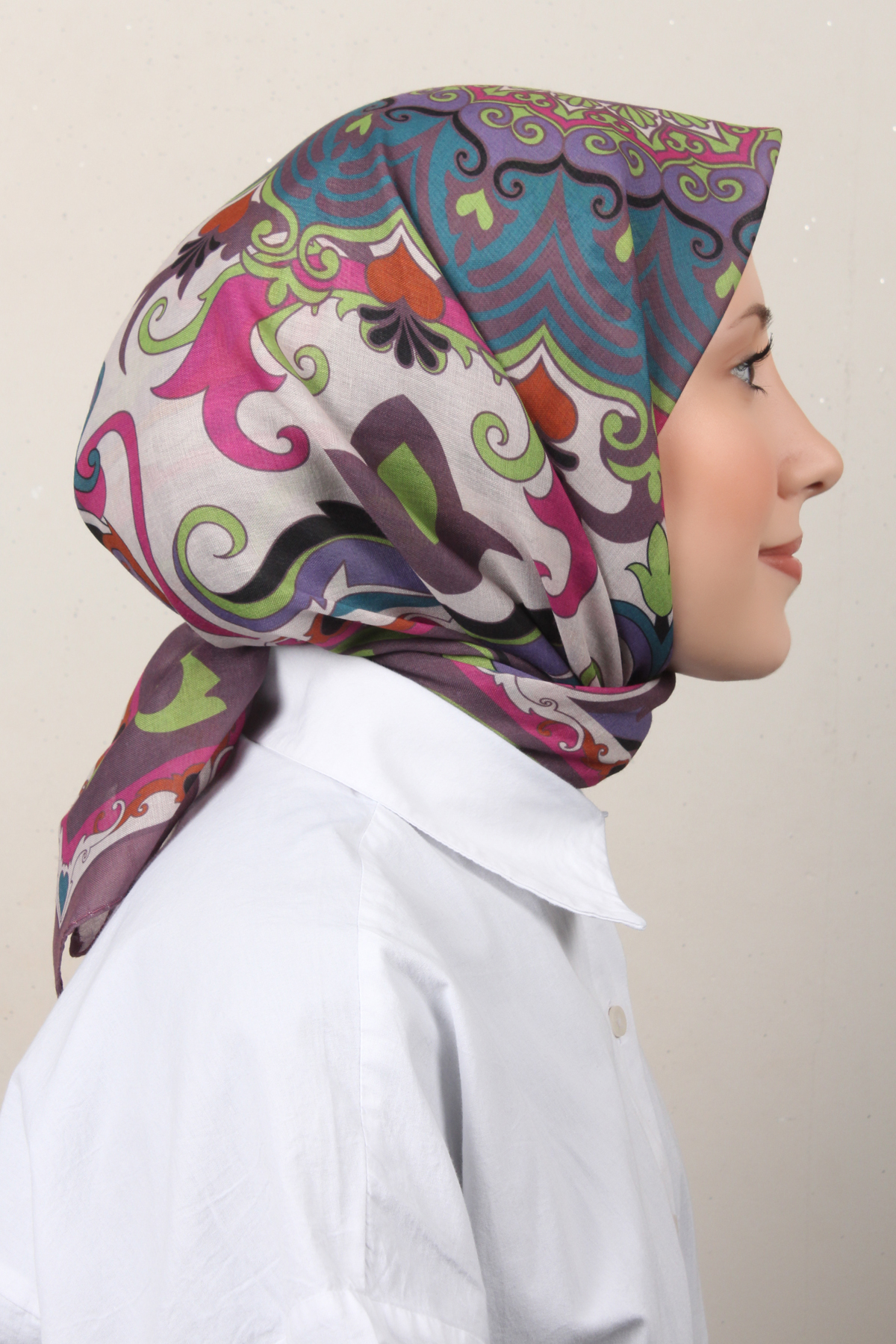 Lux Soft Pamuklu Eşarp 4040-107